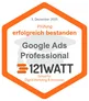 121WATT-Badge: Prüfung Google Ads Professional erfolgreich bestanden