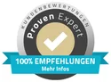 ProvenExpert-Siegel: 100 % Empfehlungen für Leon Grage